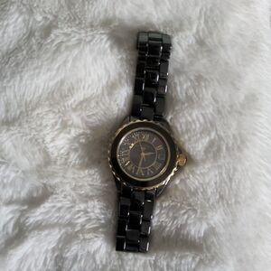 SWISS LEGEND "Karamica" Black/ Gold Ceramic Watch